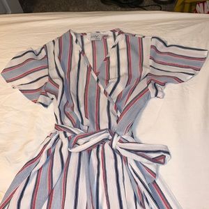 Jody Maxi tie-wrap dress